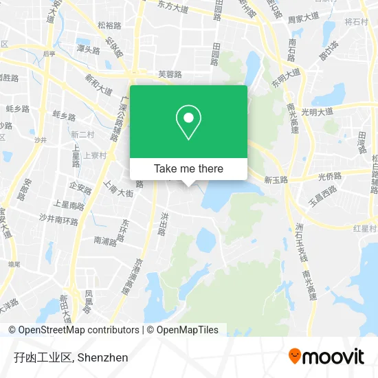 孖凼工业区 map