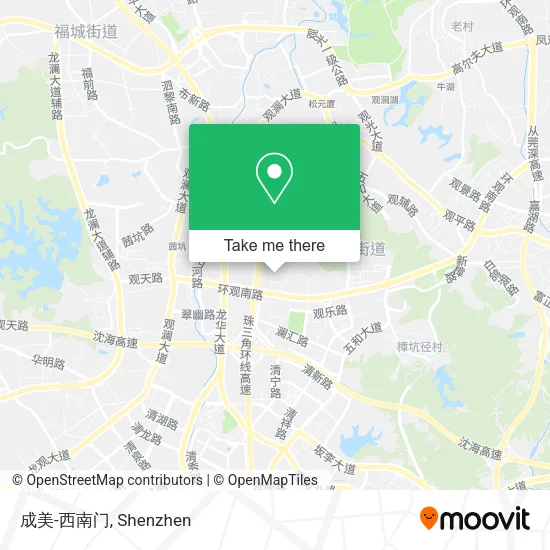 成美-西南门 map