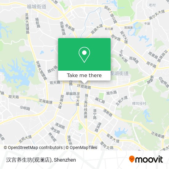 汉宫养生坊(观澜店) map