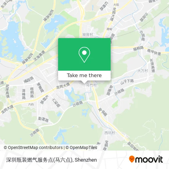 深圳瓶装燃气服务点(马六点) map