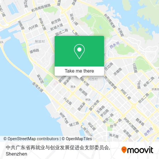 中共广东省再就业与创业发展促进会支部委员会 map
