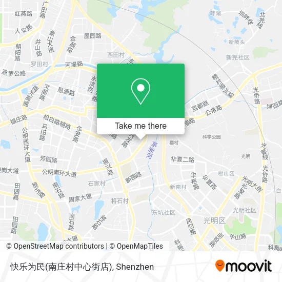 快乐为民(南庄村中心街店) map
