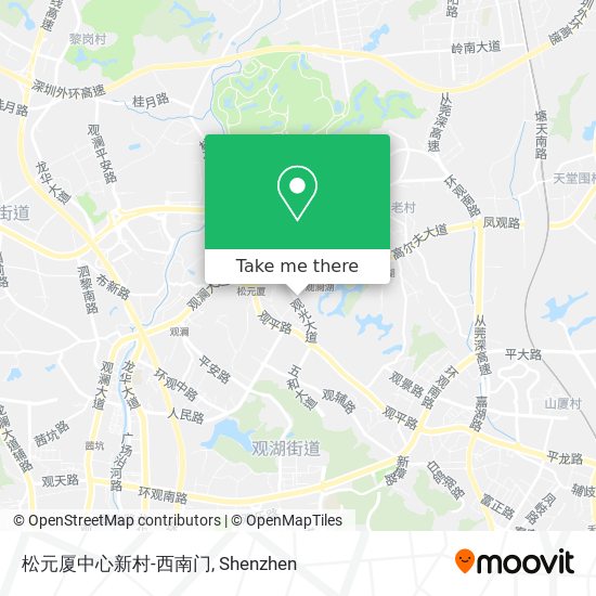 松元厦中心新村-西南门 map