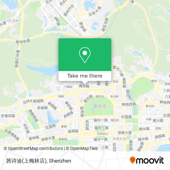 茜诗迪(上梅林店) map