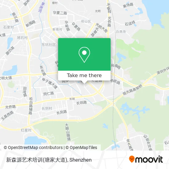 新森源艺术培训(塘家大道) map