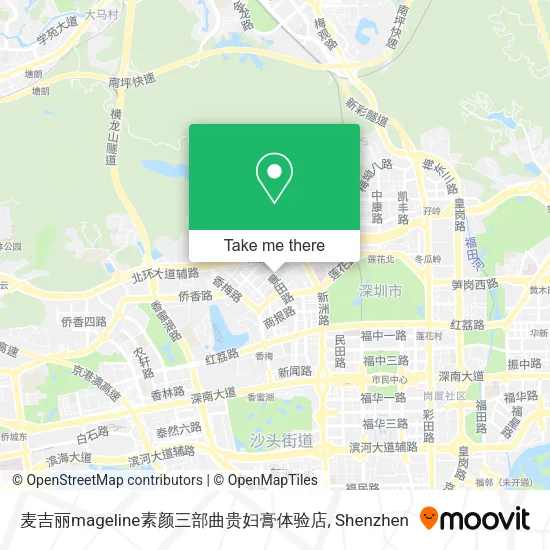 麦吉丽mageline素颜三部曲贵妇膏体验店 map