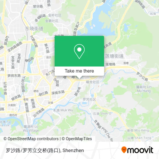 罗沙路/罗芳立交桥(路口) map