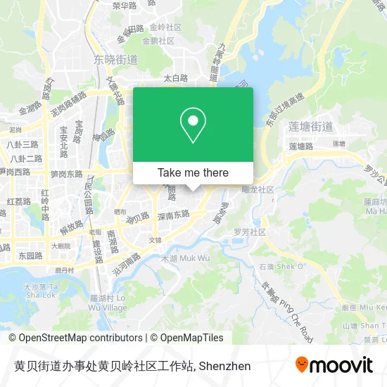 黄贝街道办事处黄贝岭社区工作站 map