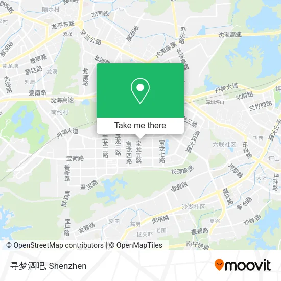 寻梦酒吧 map