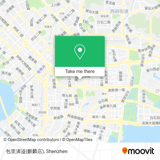 包里满溢(麒麟店) map