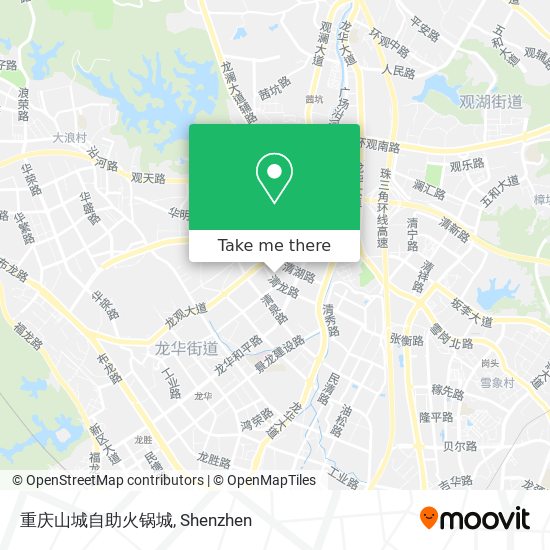 重庆山城自助火锅城 map