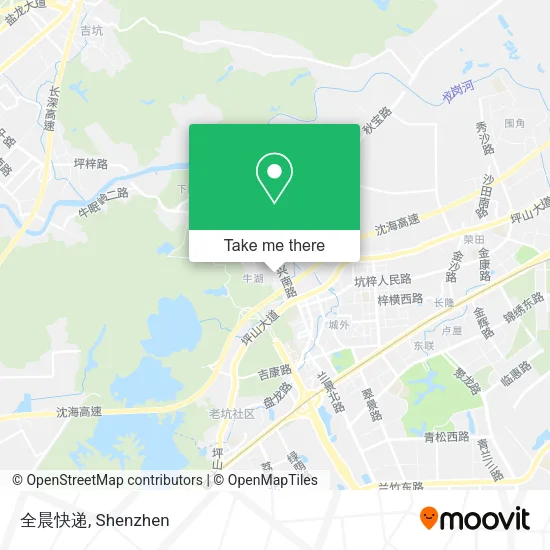 全晨快递 map