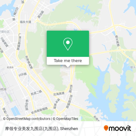 摩领专业美发九围店 map