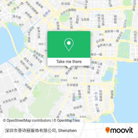 深圳市香诗丽服饰有限公司 map