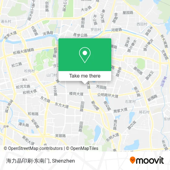 海力晶印刷-东南门 map