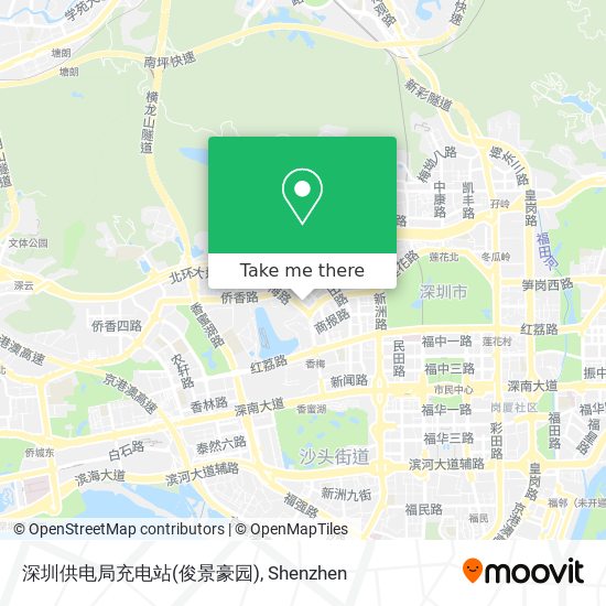 深圳供电局充电站(俊景豪园) map