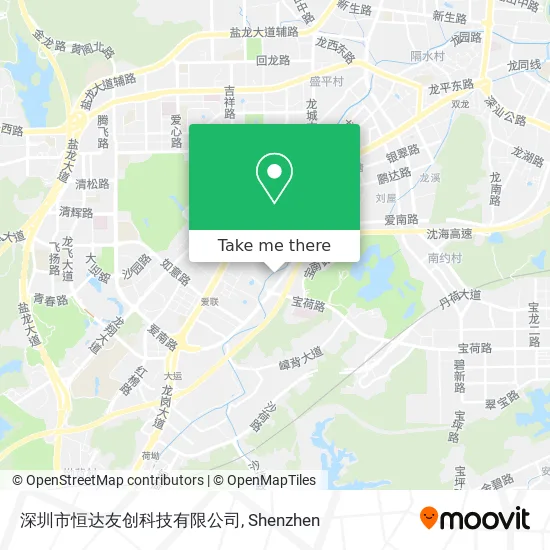 深圳市恒达友创科技有限公司 map