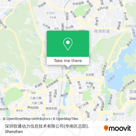 深圳软通动力信息技术有限公司(华南区总部) map