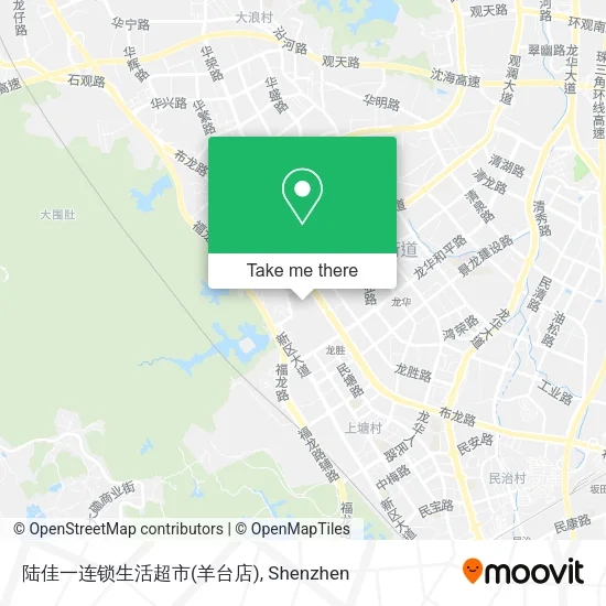 陆佳一连锁生活超市(羊台店) map