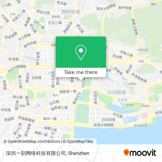 深圳一刻网络科技有限公司 map