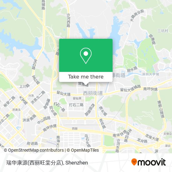 瑞华康源(西丽旺棠分店) map