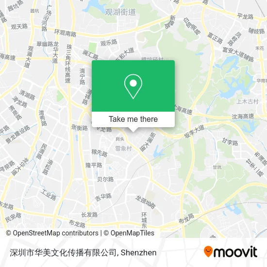 深圳市华美文化传播有限公司 map