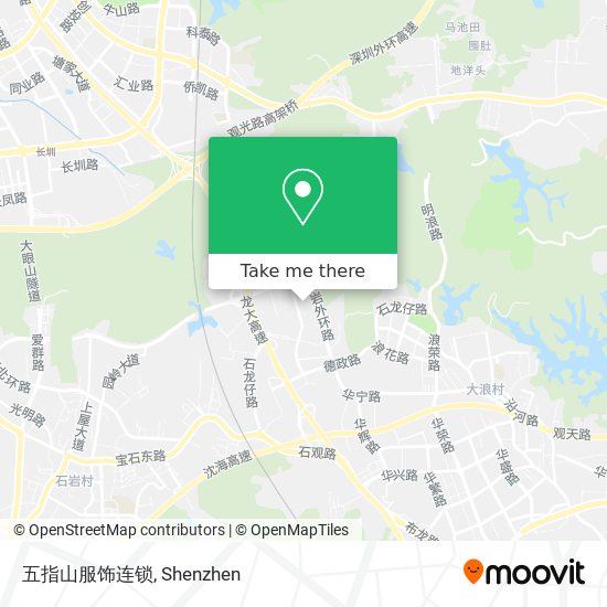 五指山服饰连锁 map