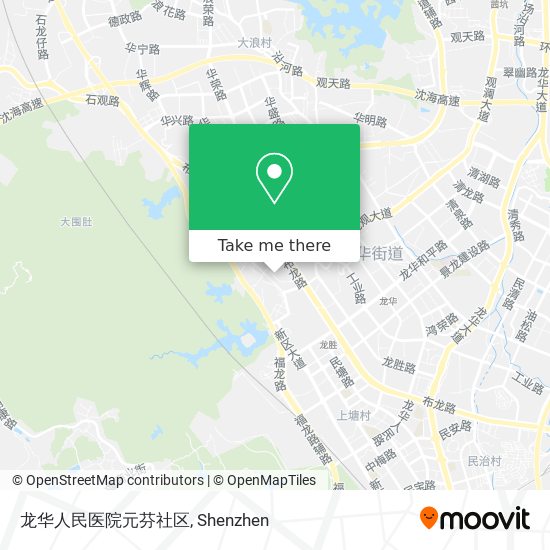 龙华人民医院元芬社区 map