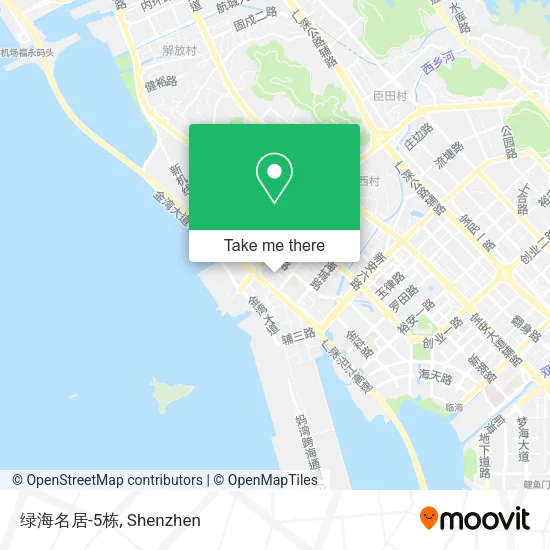 绿海名居-5栋 map