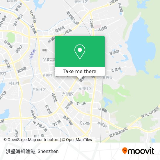 洪盛海鲜渔港 map
