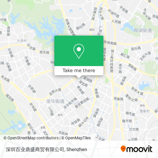 深圳百业鼎盛商贸有限公司 map