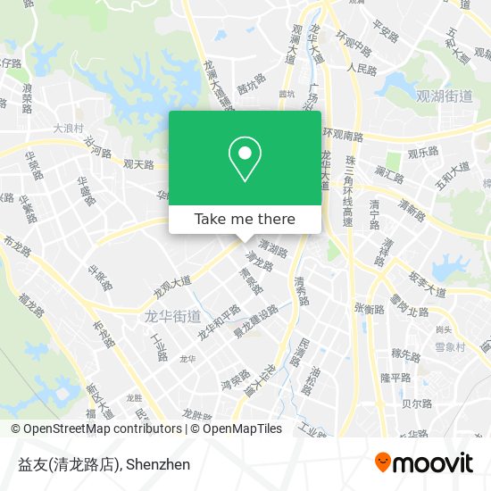 益友(清龙路店) map