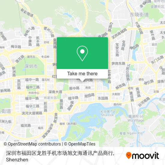 深圳市福田区龙胜手机市场旭文海通讯产品商行 map