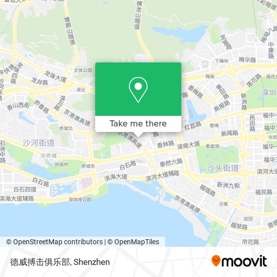 德威搏击俱乐部 map
