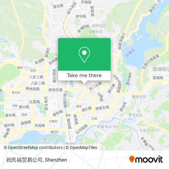 祝民福贸易公司 map