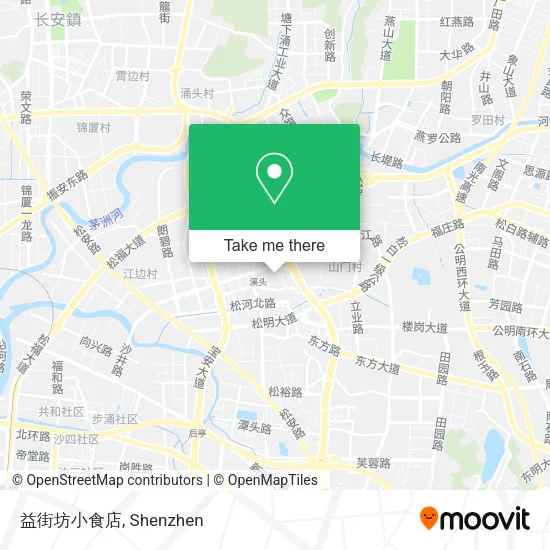 益街坊小食店 map