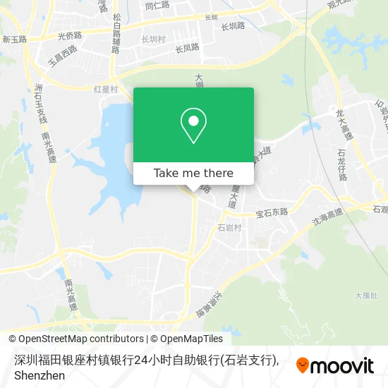 深圳福田银座村镇银行24小时自助银行(石岩支行) map