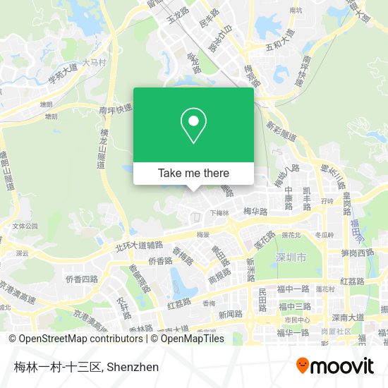 梅林一村-十三区 map