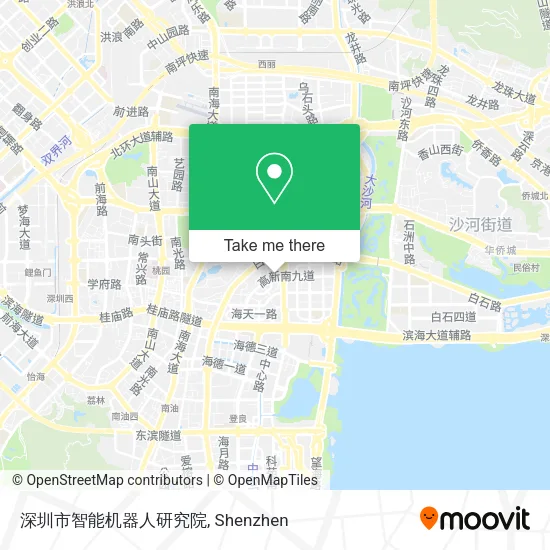 深圳市智能机器人研究院 map