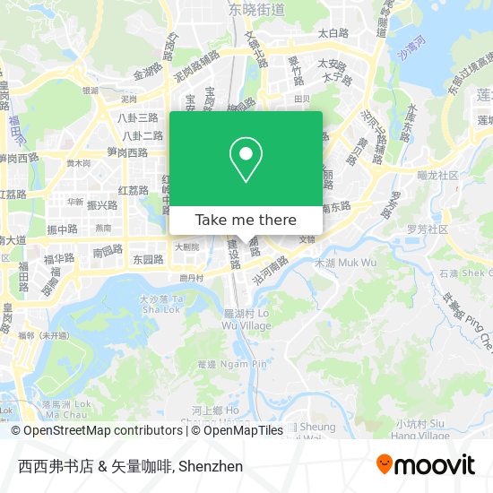 西西弗书店 & 矢量咖啡 map