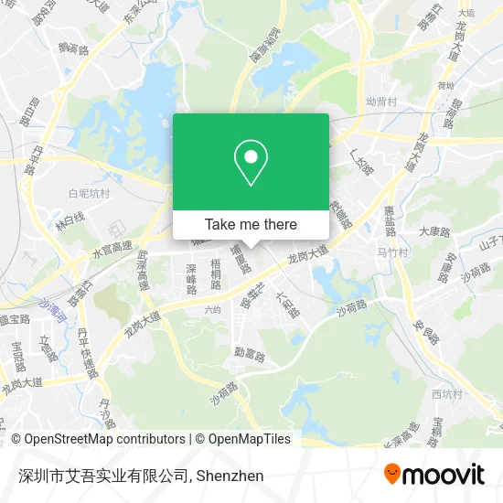 深圳市艾吾实业有限公司 map