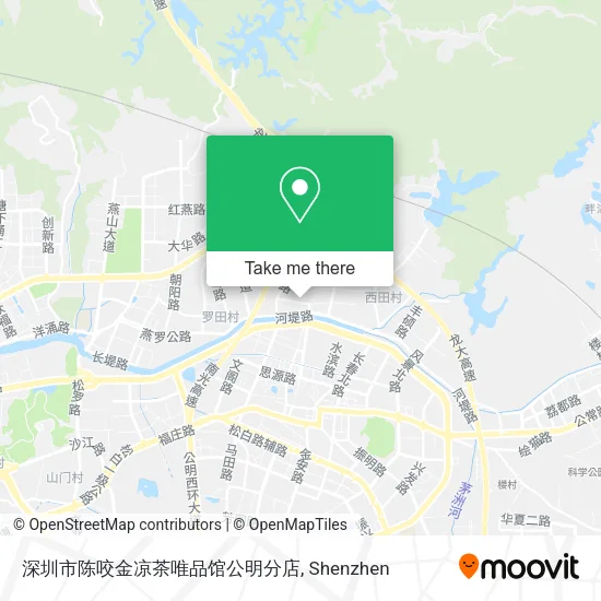 深圳市陈咬金凉茶唯品馆公明分店 map