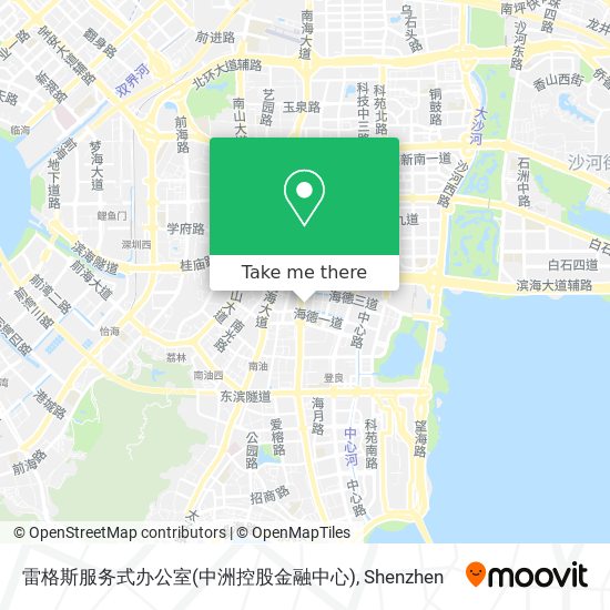 雷格斯服务式办公室(中洲控股金融中心) map