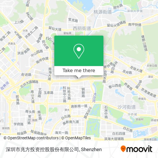 深圳市兆方投资控股股份有限公司 map