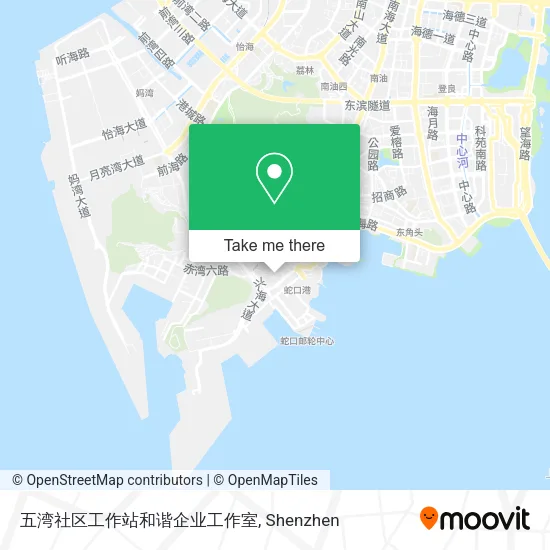五湾社区工作站和谐企业工作室 map