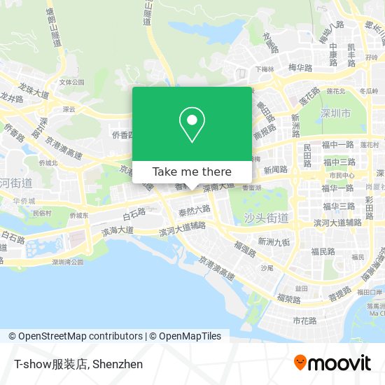 T-show服装店 map