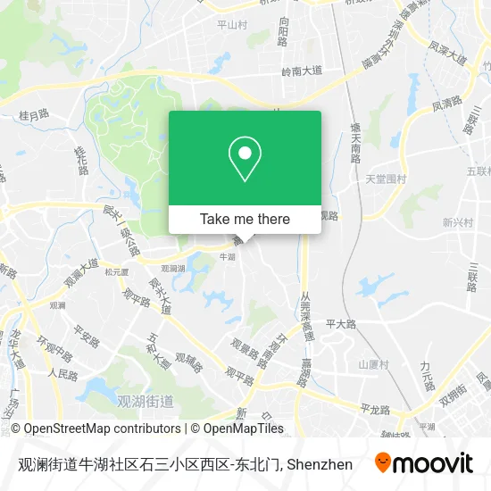 观澜街道牛湖社区石三小区西区-东北门 map