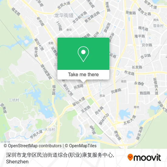 深圳市龙华区民治街道综合(职业)康复服务中心 map