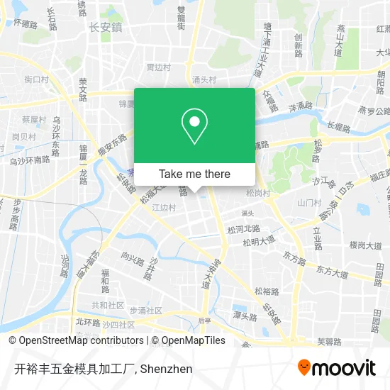 开裕丰五金模具加工厂 map