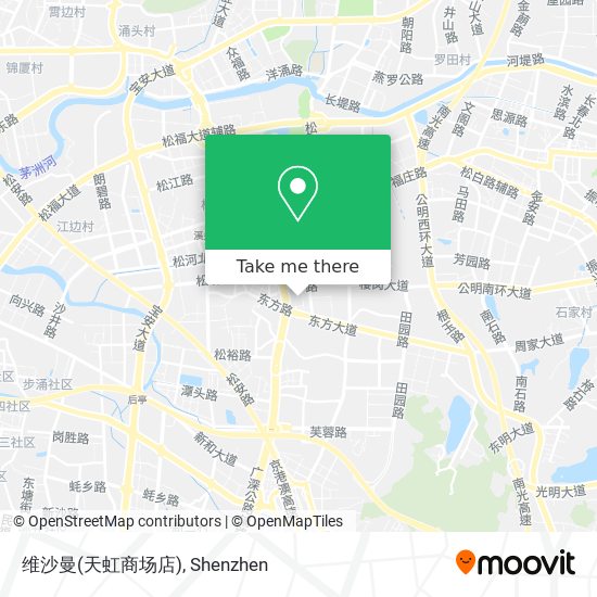 维沙曼(天虹商场店) map
